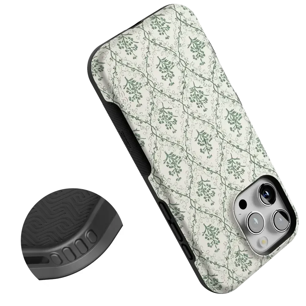 Sage Tapestry | Floral Vines Case iPhone Case get.casely