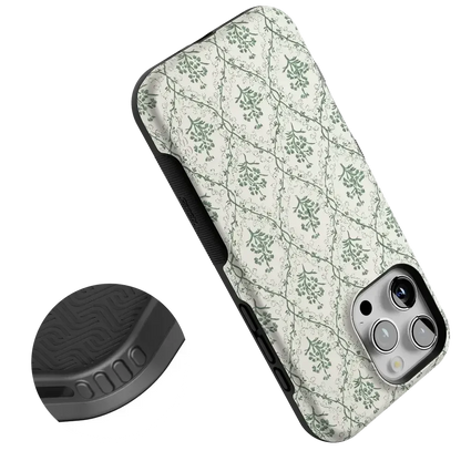 Sage Tapestry | Floral Vines Case iPhone Case get.casely