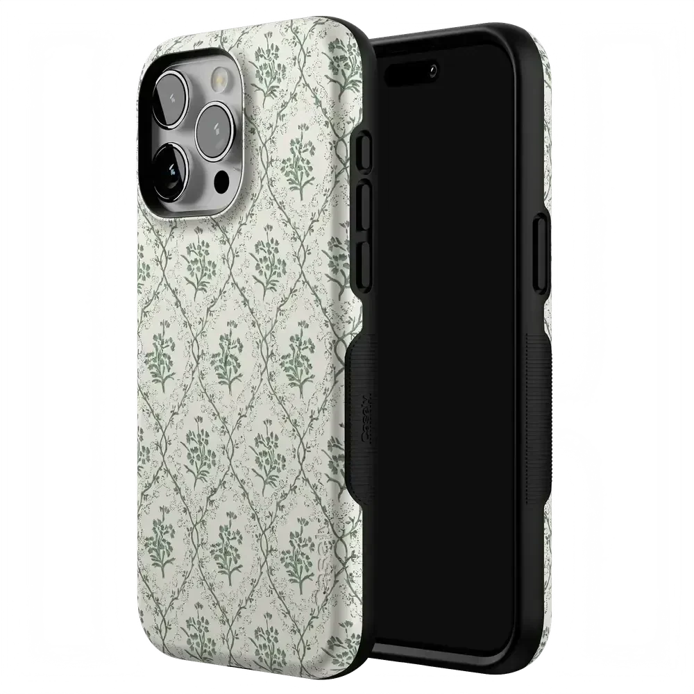 Sage Tapestry | Floral Vines Case iPhone Case get.casely