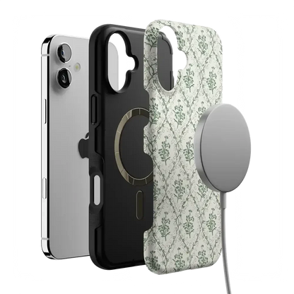 Sage Tapestry | Floral Vines Case iPhone Case get.casely