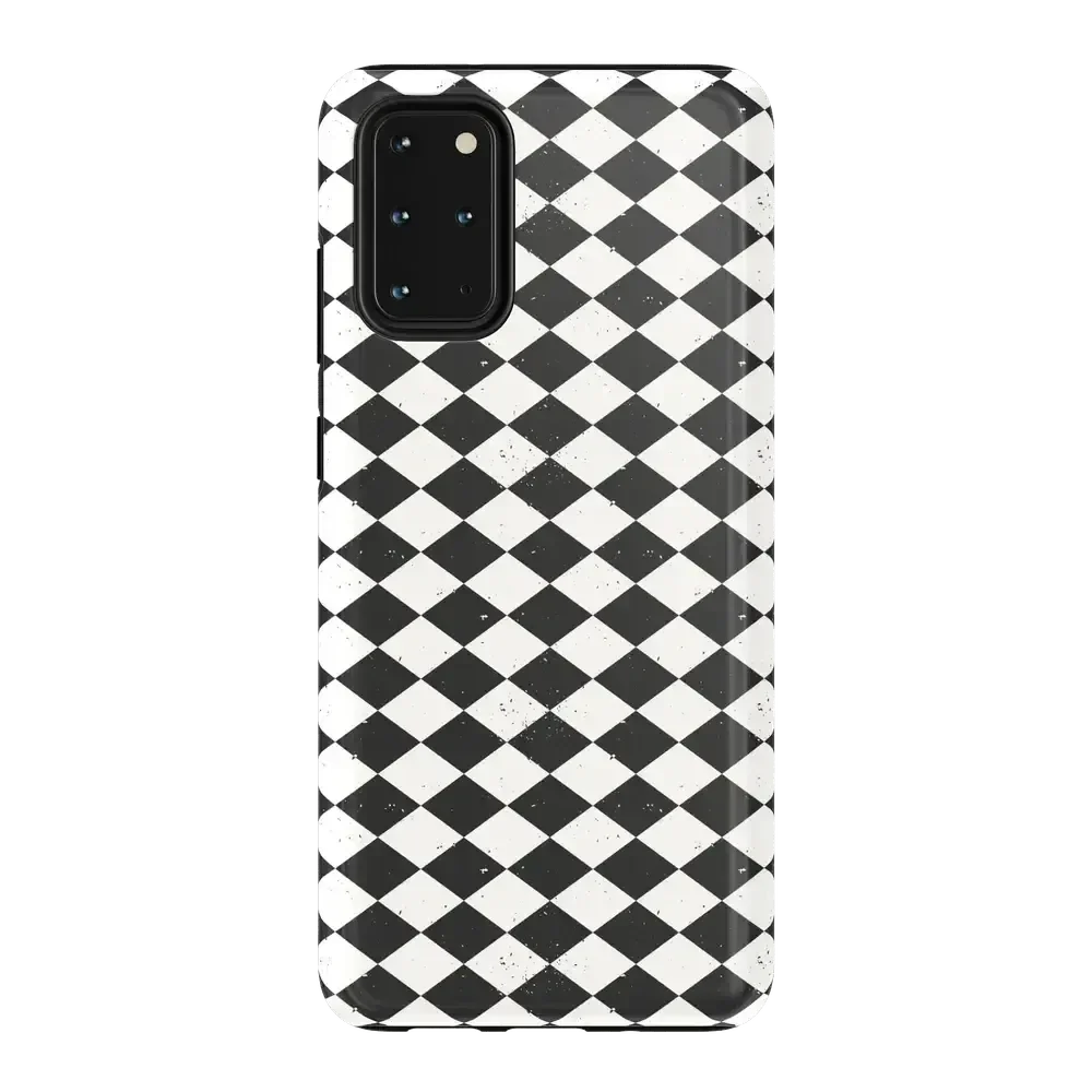 Salem's Hex | Black & White Checkered Case Phone Case get.casely Essential Galaxy S20 Plus