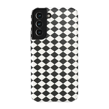 Salem's Hex | Black & White Checkered Case Phone Case get.casely Essential Galaxy S22 Plus