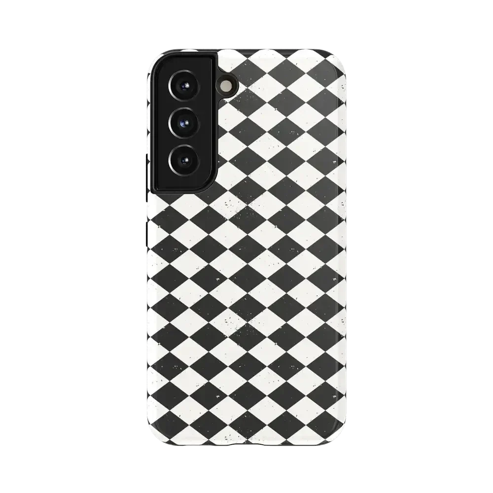 Salem's Hex | Black & White Checkered Case Phone Case get.casely Essential Galaxy S22