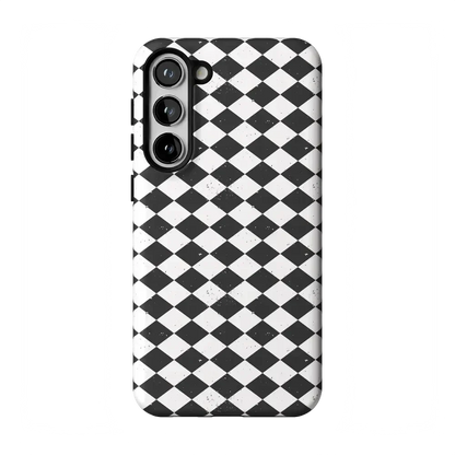 Salem's Hex | Black & White Checkered Case Phone Case get.casely Essential Galaxy S23 Plus