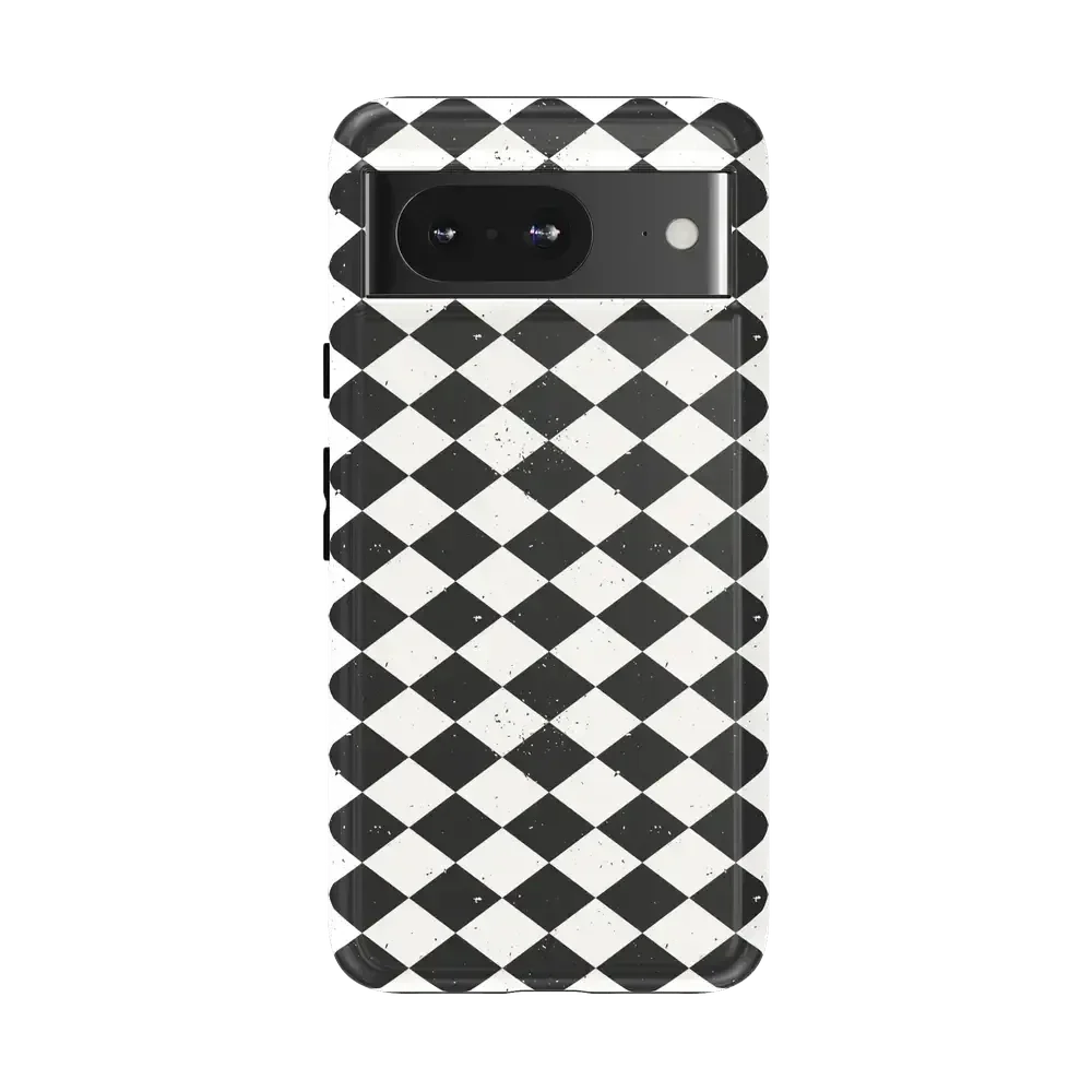 Salem's Hex | Black & White Checkered Case Phone Case get.casely Essential Google Pixel 8