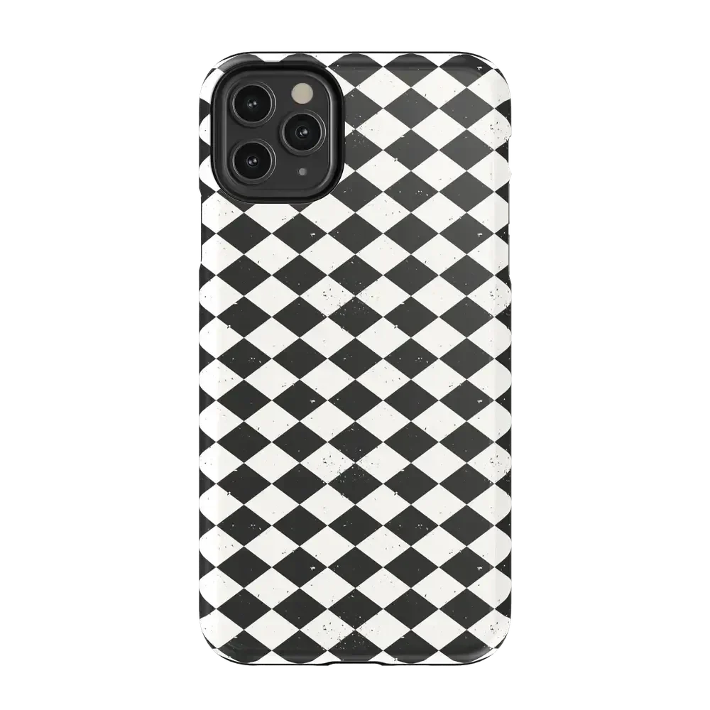Salem's Hex | Black & White Checkered Case Phone Case get.casely Essential iPhone 11 Pro Max