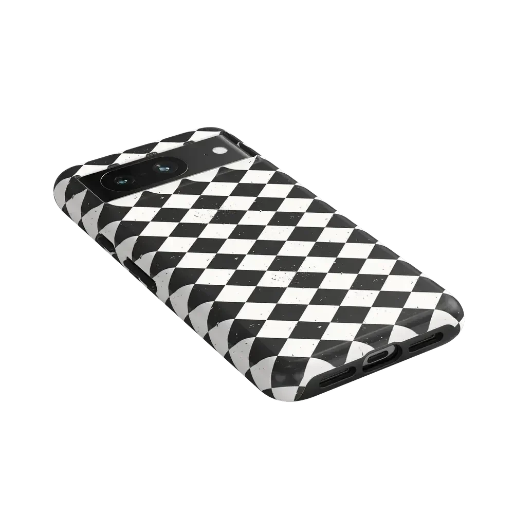 Salem's Hex | Black & White Checkered Case Phone Case get.casely