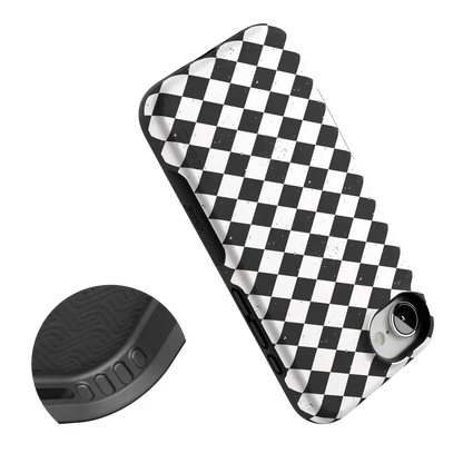 Salem's Hex | Black & White Checkered Case Phone Case get.casely