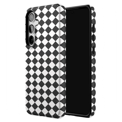 Salem's Hex | Black & White Checkered Case Phone Case get.casely