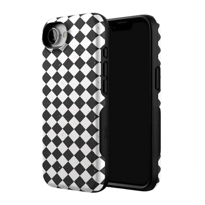 Salem's Hex | Black & White Checkered Case Phone Case get.casely