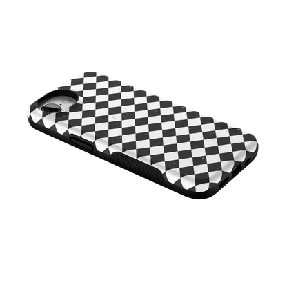 Salem's Hex | Black & White Checkered Case Phone Case get.casely