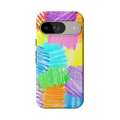 Scribble Me That | Crayola Rainbow Pencil Case iPhone Case Crayola Essential Google Pixel 9