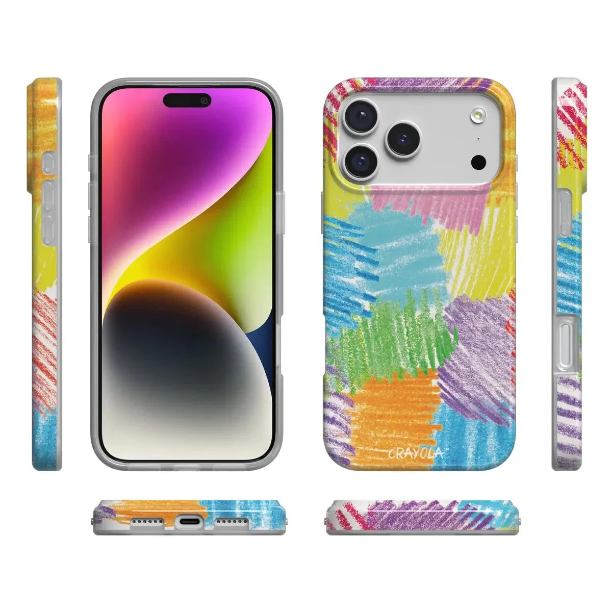 Scribble Me That | Crayola Rainbow Pencil Case iPhone Case Crayola