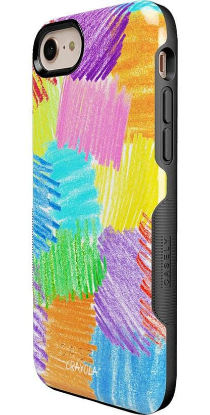 Scribble Me That | Crayola Rainbow Pencil Case iPhone Case Crayola