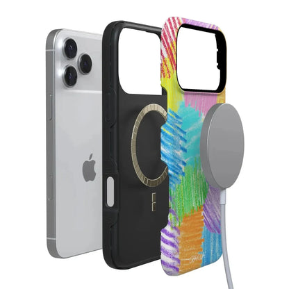 Scribble Me That | Crayola Rainbow Pencil Case iPhone Case Crayola