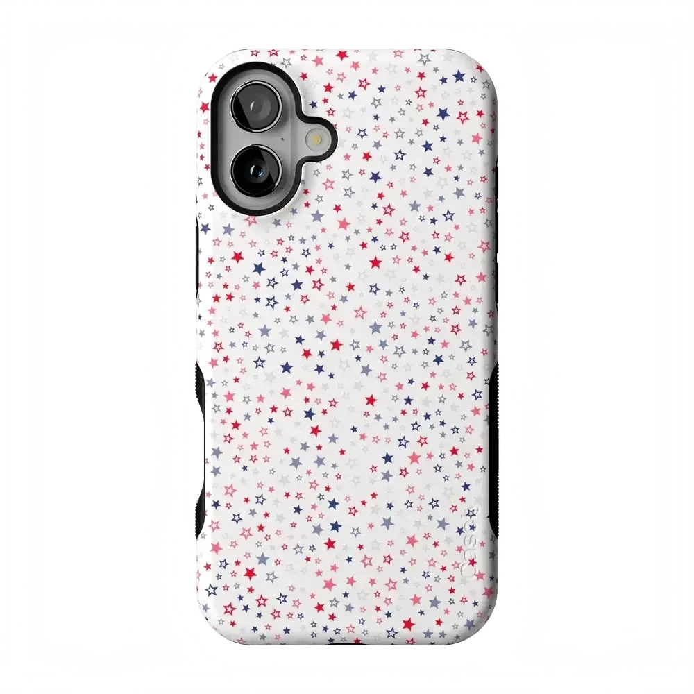 Seeing Stars | Red, White & Blue Case Phone Case Casetry Bold Flex + MagSafe® iPhone 17
