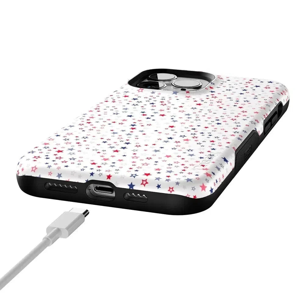 Seeing Stars | Red, White & Blue Case Phone Case Casetry