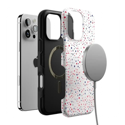 Seeing Stars | Red, White & Blue Case Phone Case Casetry