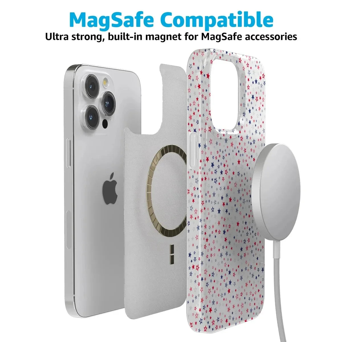 Seeing Stars | Red, White & Blue Case Phone Case Casetry