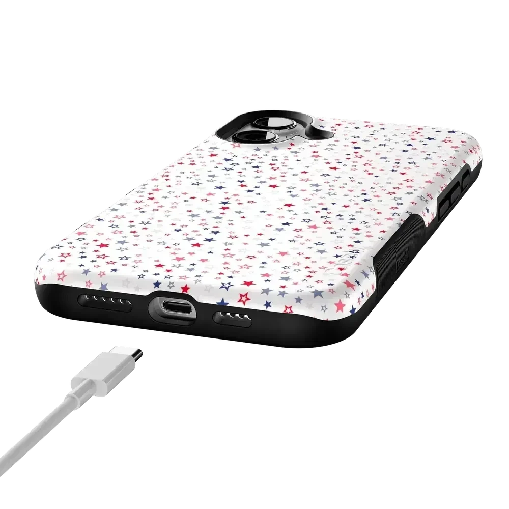 Seeing Stars | Red, White & Blue Case Phone Case Casetry