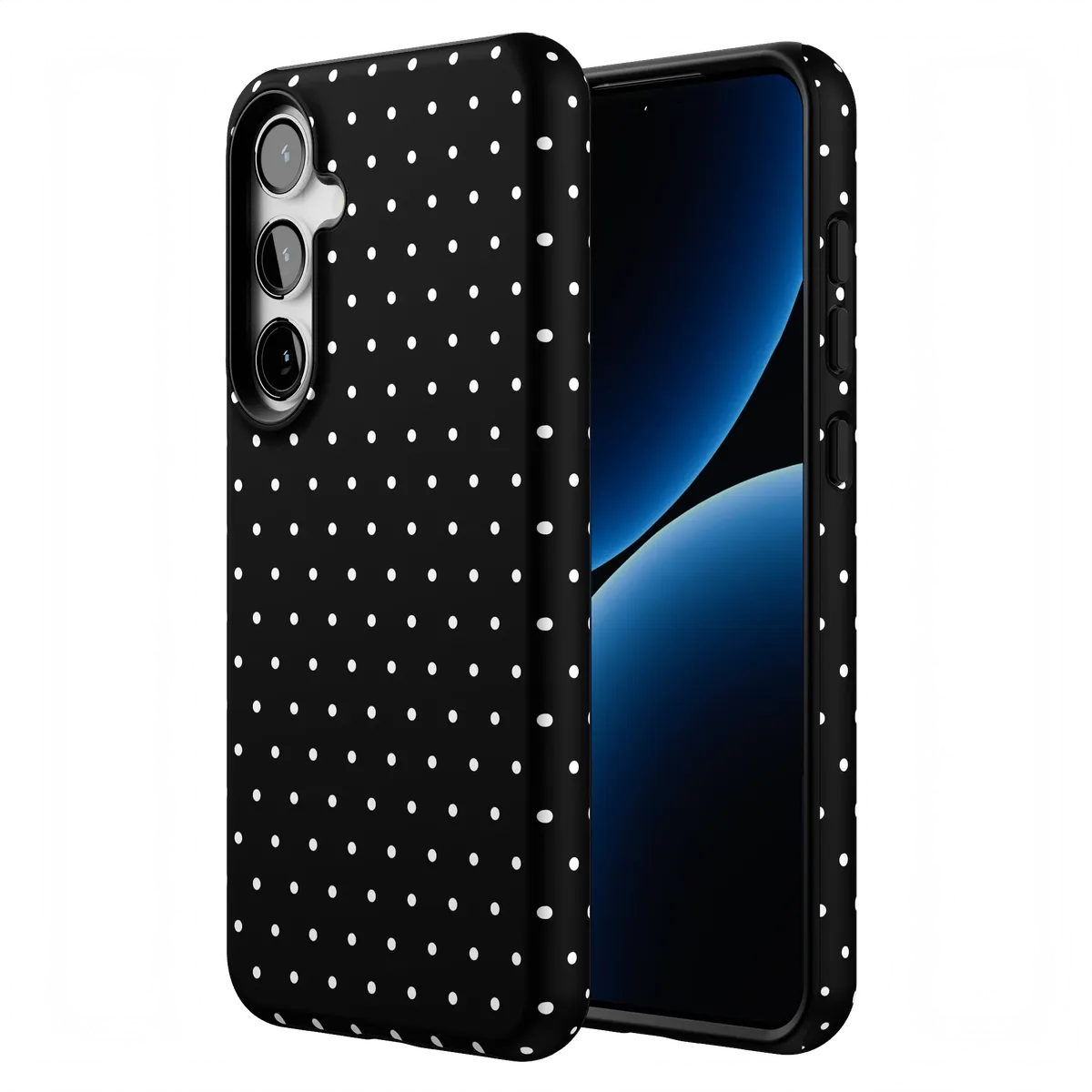 On the Dot | White Polka Dot Case