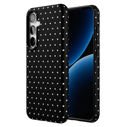 On the Dot | White Polka Dot Case