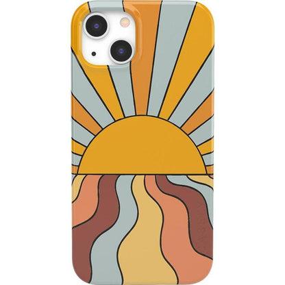 Shine On | Retro Sunset Case iPhone Case get.casely Classic + MagSafe® iPhone 13