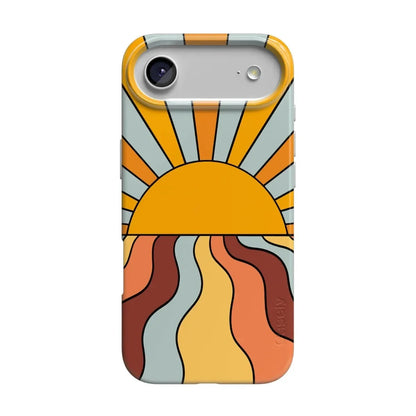 Shine On | Retro Sunset Case iPhone Case get.casely Classic + MagSafe® iPhone 17 Air