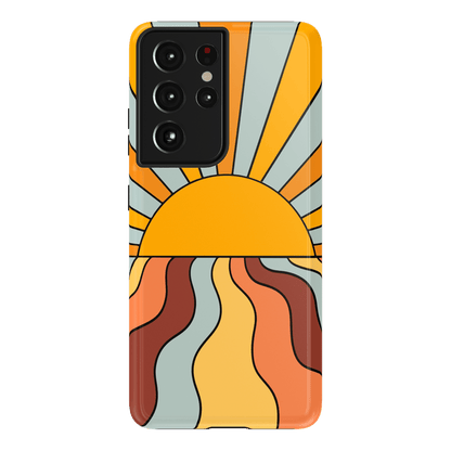 Shine On | Retro Sunset Case iPhone Case get.casely Essential Galaxy S21 Ultra