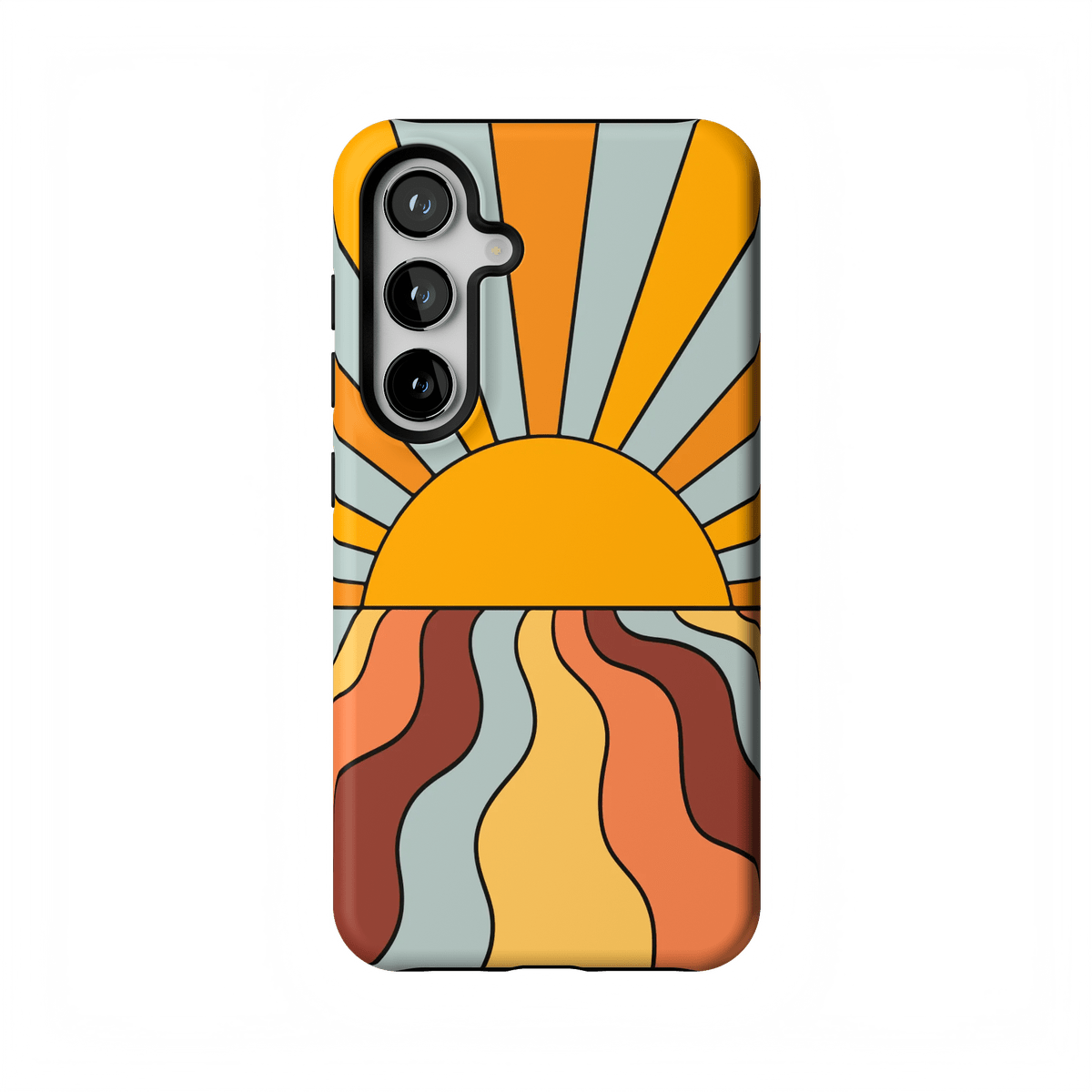 Shine On | Retro Sunset Case iPhone Case get.casely Essential Galaxy S24