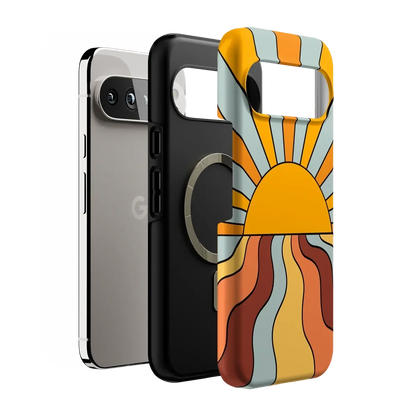 Shine On | Retro Sunset Case iPhone Case get.casely