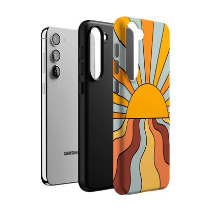 Shine On | Retro Sunset Case iPhone Case get.casely