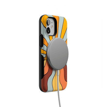 Shine On | Retro Sunset Case iPhone Case get.casely