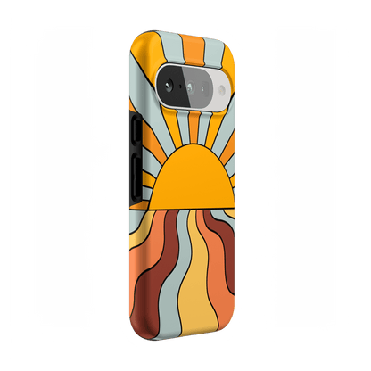 Shine On | Retro Sunset Case iPhone Case get.casely