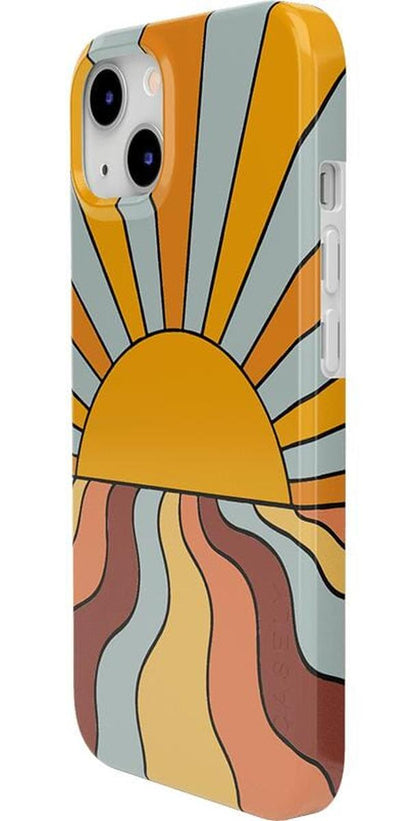 Shine On | Retro Sunset Case iPhone Case get.casely