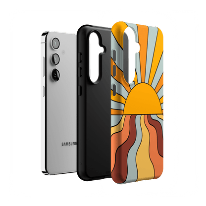 Shine On | Retro Sunset Case iPhone Case get.casely