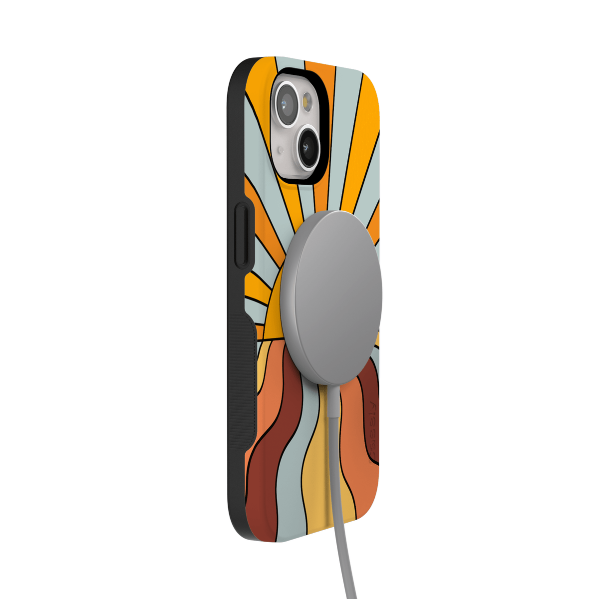 Shine On | Retro Sunset Case iPhone Case get.casely