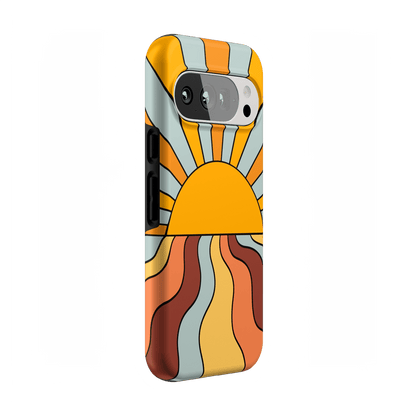 Shine On | Retro Sunset Case iPhone Case get.casely