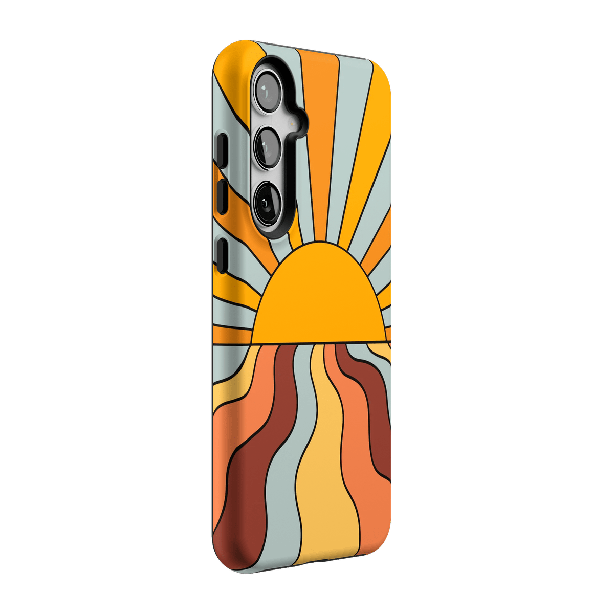 Shine On | Retro Sunset Case iPhone Case get.casely