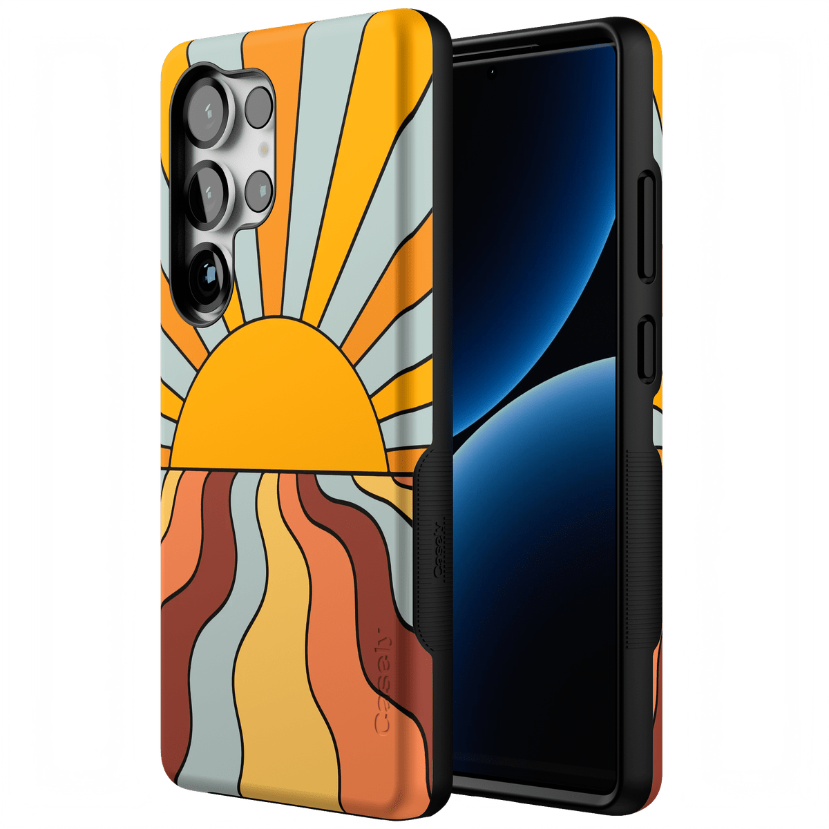 Shine On | Retro Sunset Case iPhone Case get.casely