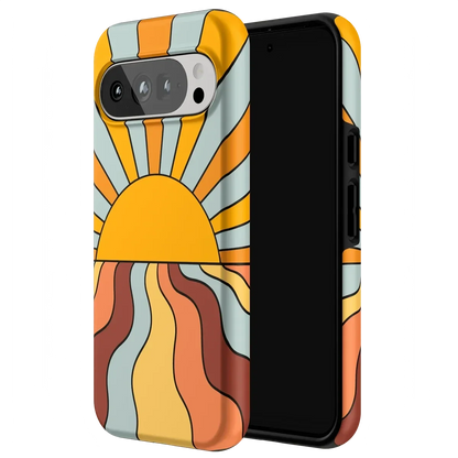 Shine On | Retro Sunset Case iPhone Case get.casely