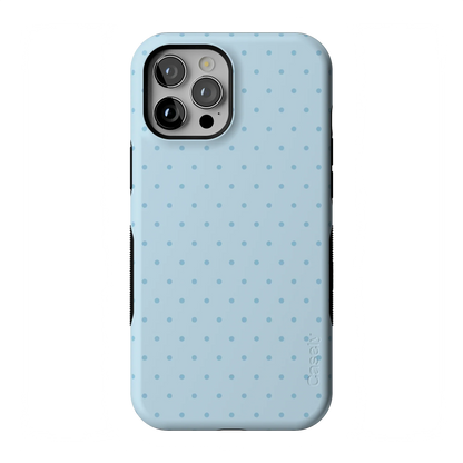 On the Dot | Blue Monochrome Polka Dot Case - iPhone 12 Pro