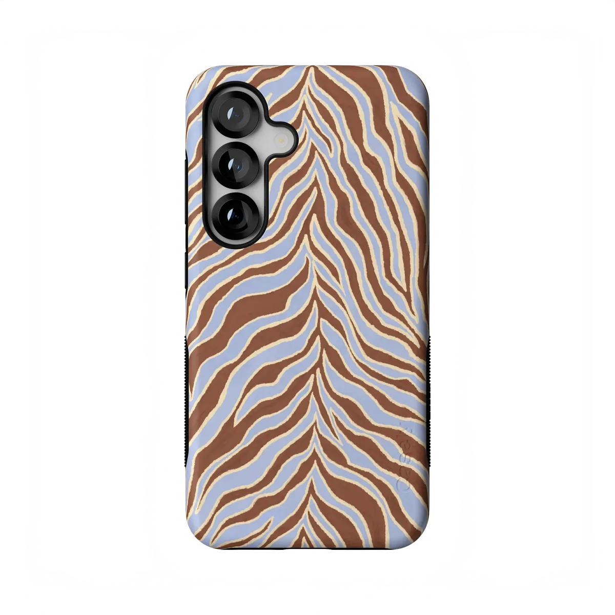Untamed | Brown & Blue Zebra Case - Galaxy S25
