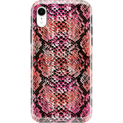 Snake Along | Red Snake Skin Case iPhone Case get.casely Classic iPhone XR