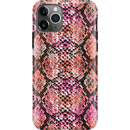 Snake Along | Red Snake Skin Case iPhone Case get.casely