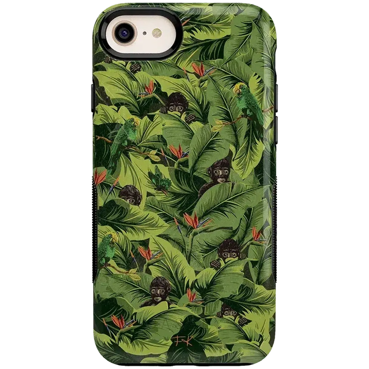 Sneaky Monkeys | Frida Kahlo Jungle Floral Case iPhone Case get.casely Bold iPhone SE (2020 & 2022)