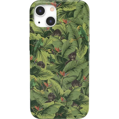 Sneaky Monkeys | Frida Kahlo Jungle Floral Case iPhone Case get.casely Classic + MagSafe® iPhone 13