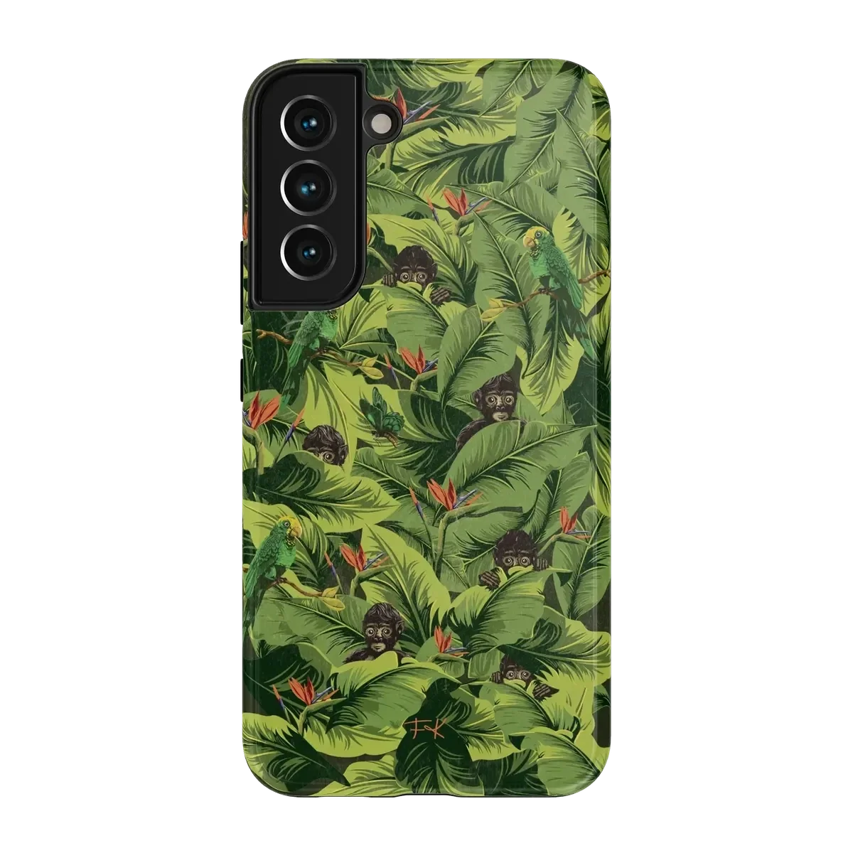 Sneaky Monkeys | Frida Kahlo Jungle Floral Case iPhone Case get.casely Essential Galaxy S24 Plus