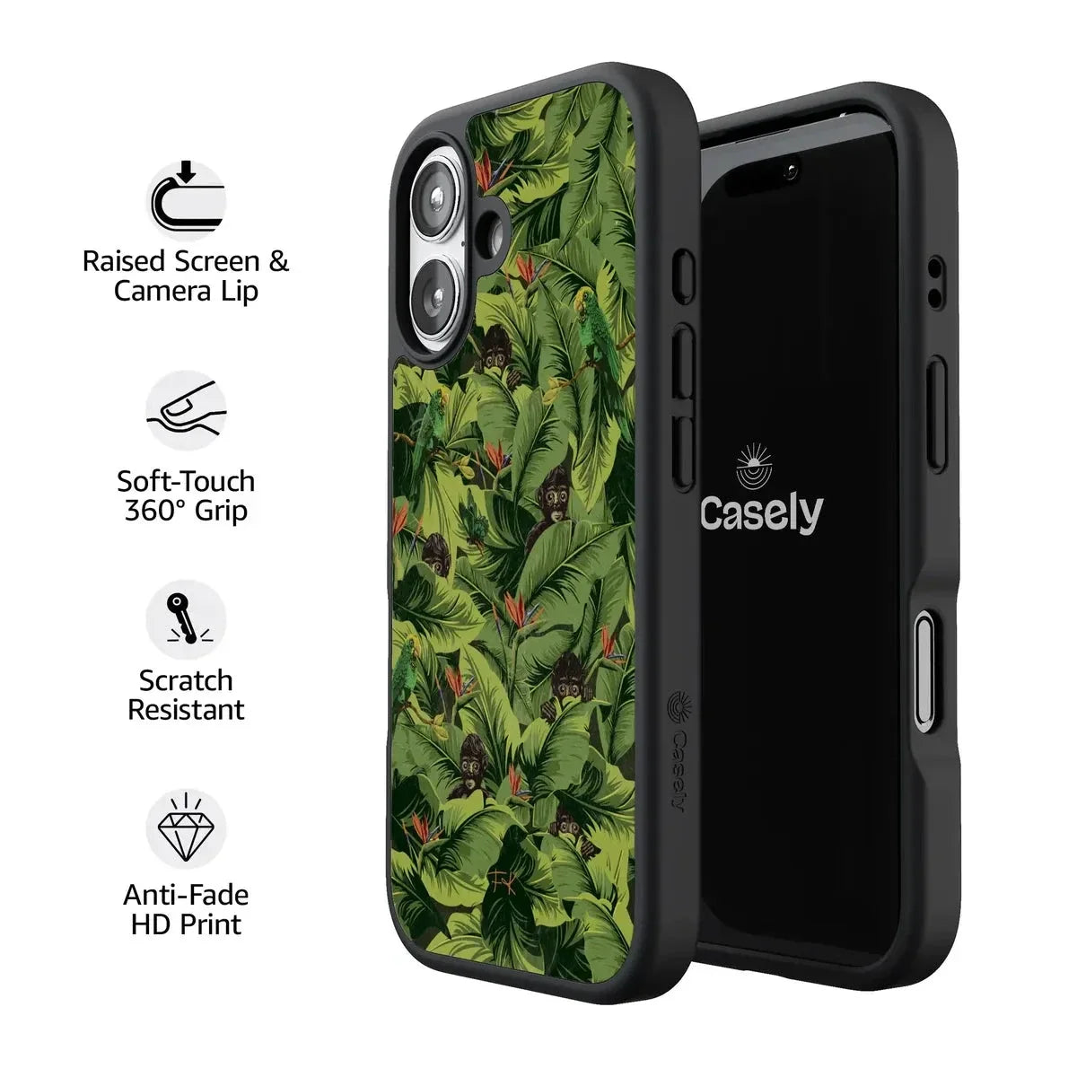 Sneaky Monkeys | Frida Kahlo Jungle Floral Case iPhone Case get.casely