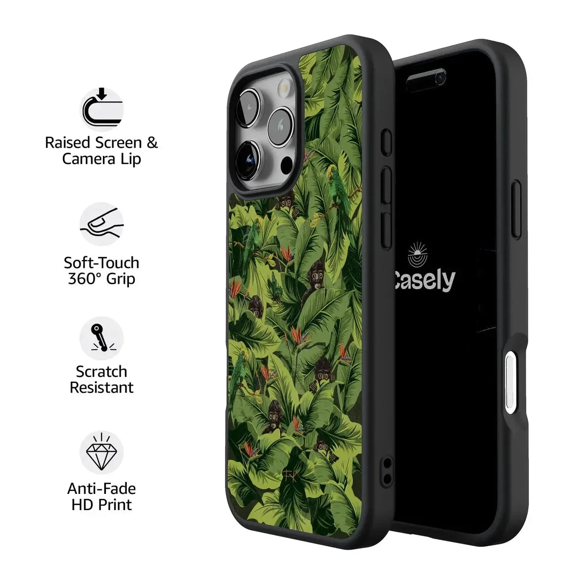 Sneaky Monkeys | Frida Kahlo Jungle Floral Case iPhone Case get.casely